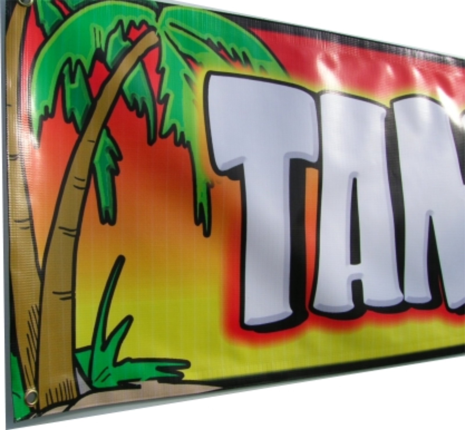 Tanning Vinyl Banner Sign – Salon Spa – 15oz Heavy Duty