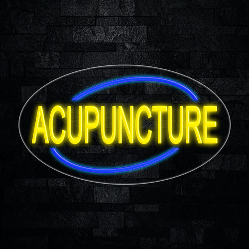 Acupuncture LED Neon Sign 28″L x 16″H #34134