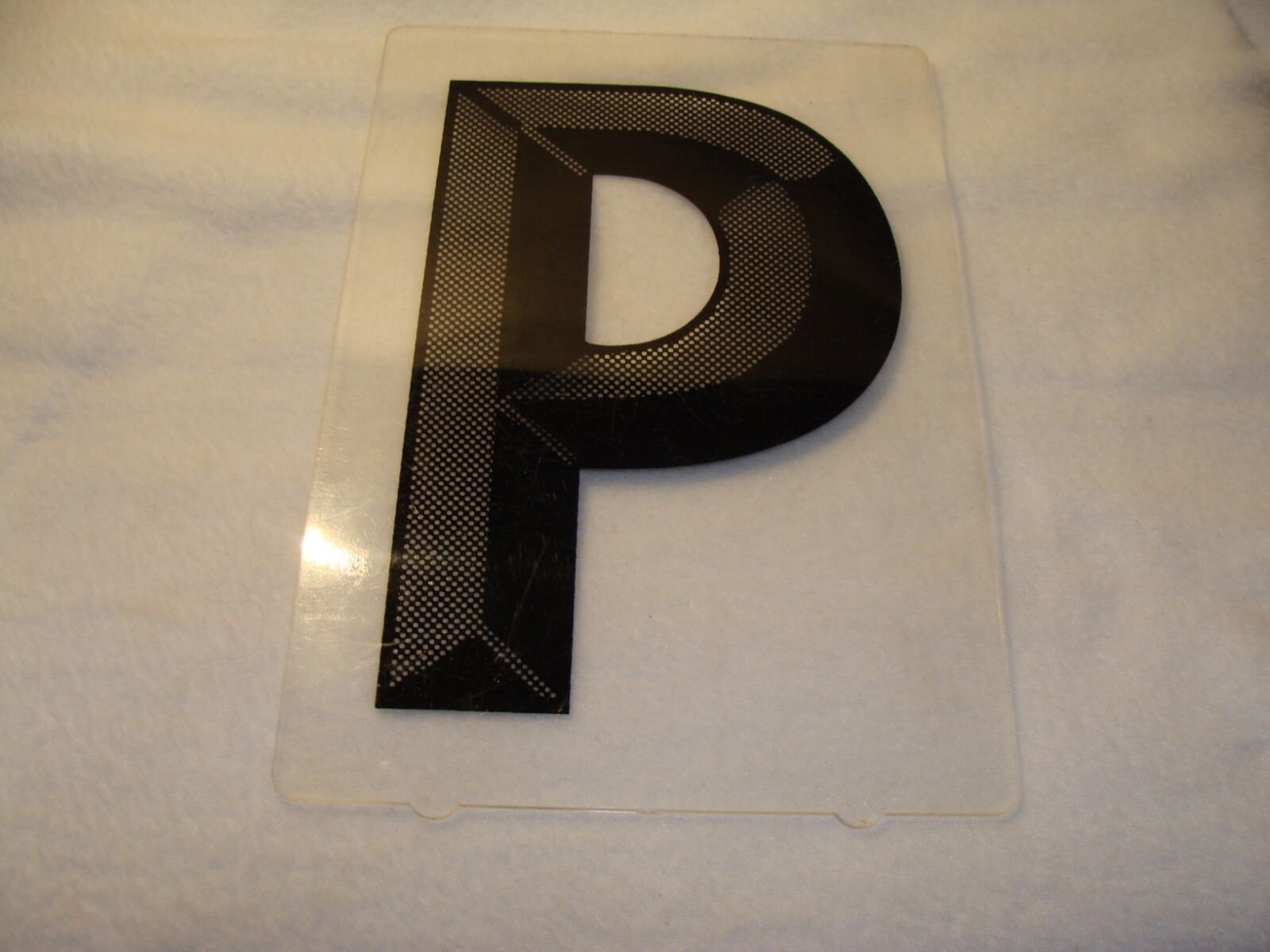E-Z Change 8″ Marquee Sign Letter 3-D Style Letter “P” Used