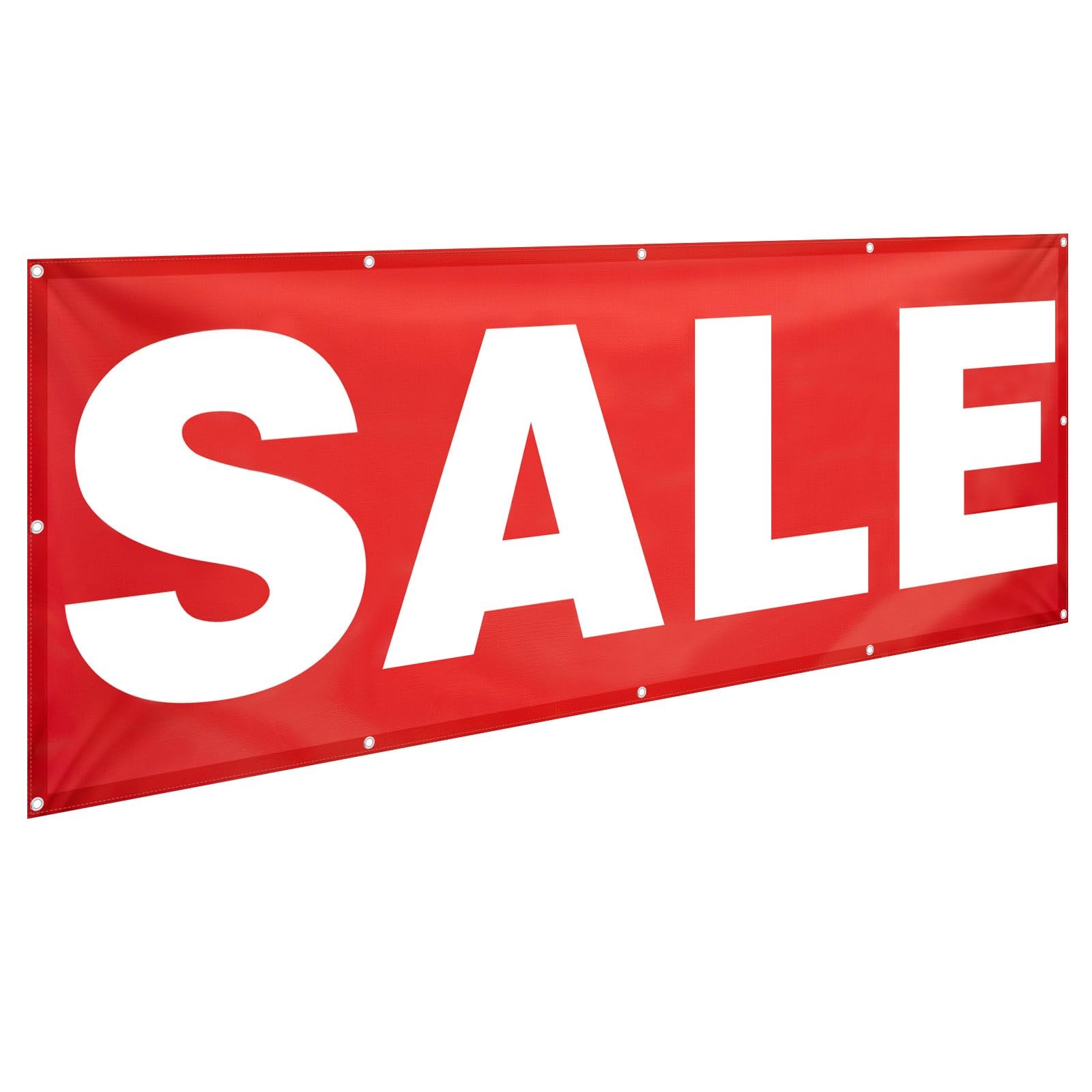1 Pack 3×8 Feet Large Sale Banner Vinyl Sign for Retail Store Reusable Weathe…