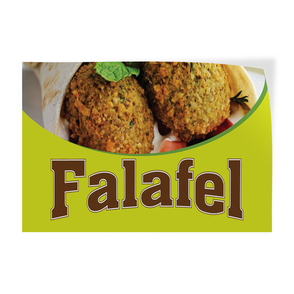 Decal Stickers Falafel Outdoor Advertising Printing A Vinyl Store Sign Label
