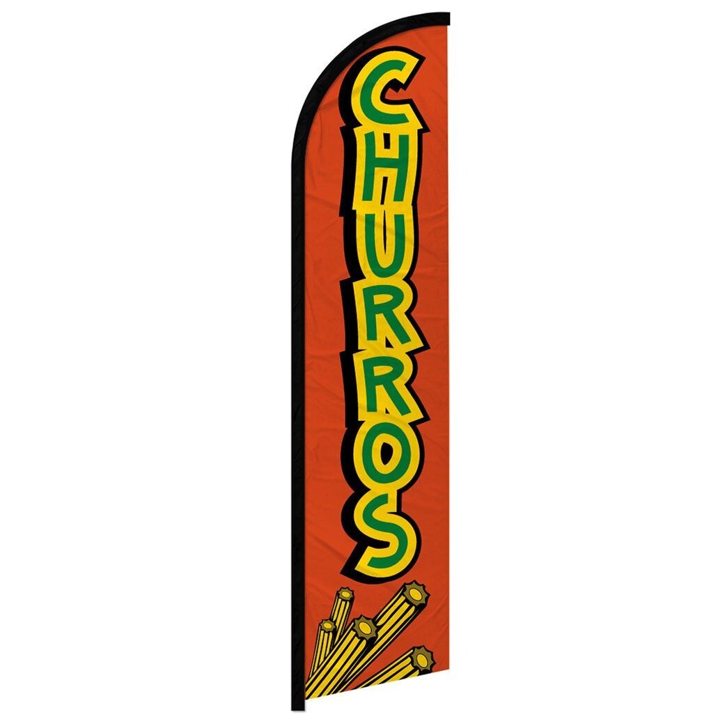 Churros 3 ft X 11 1/2 ft Swooper Flag
