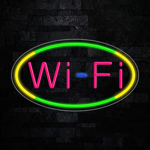 Wi Fi LED Neon Sign 28″L x 16″H #34565