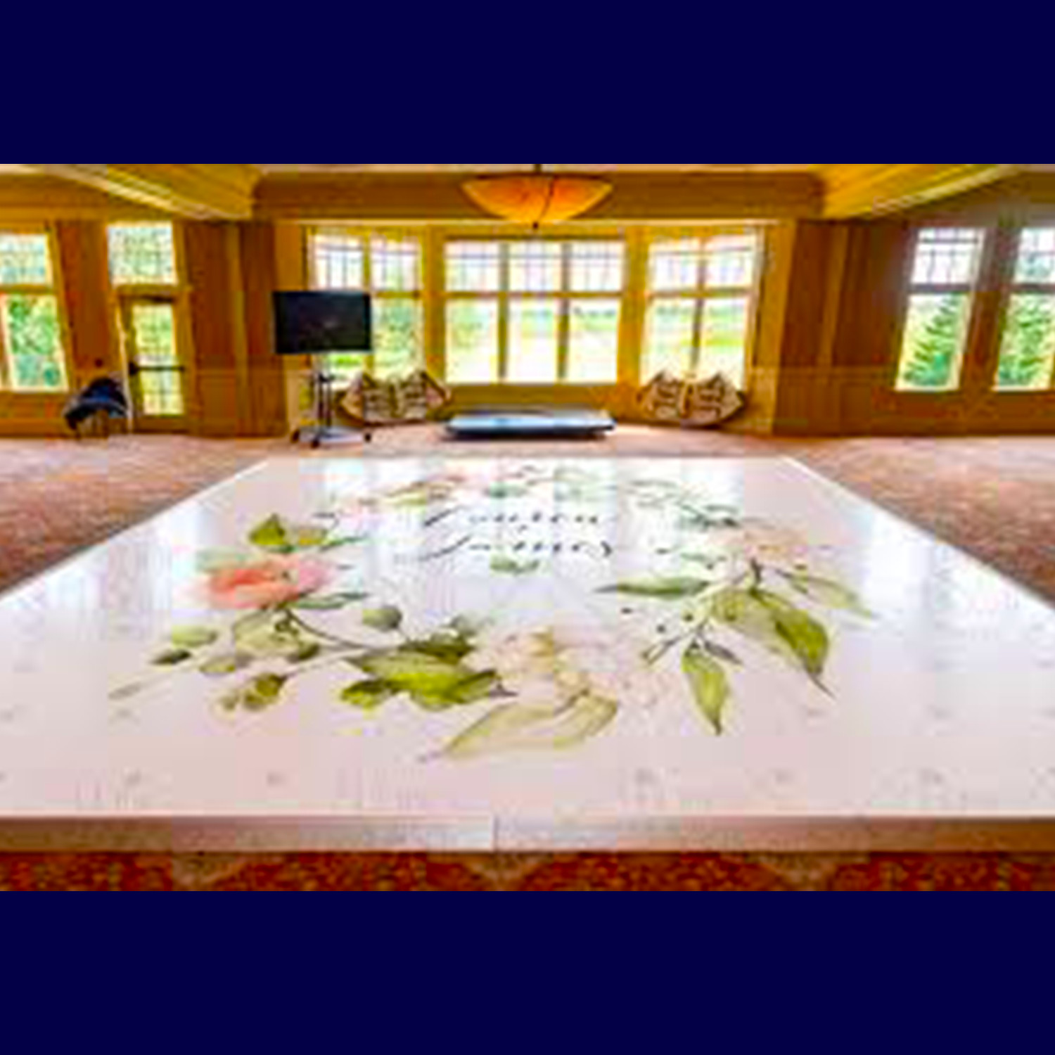 Custom Floor Decal (Dance Floor Wedding Party Decorations)
