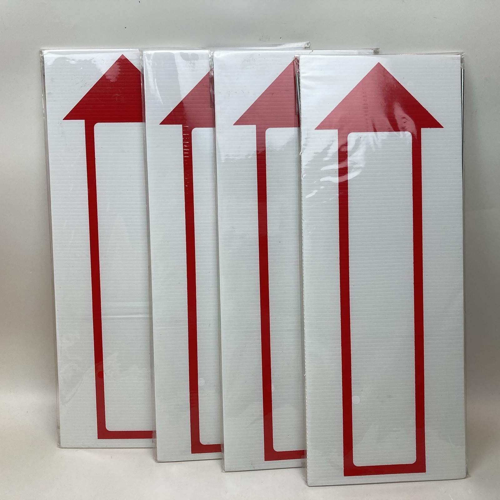 Lot Of 4 Jot Arrow Signs For Garage Yard Estate Bake Sale 16” x 6”