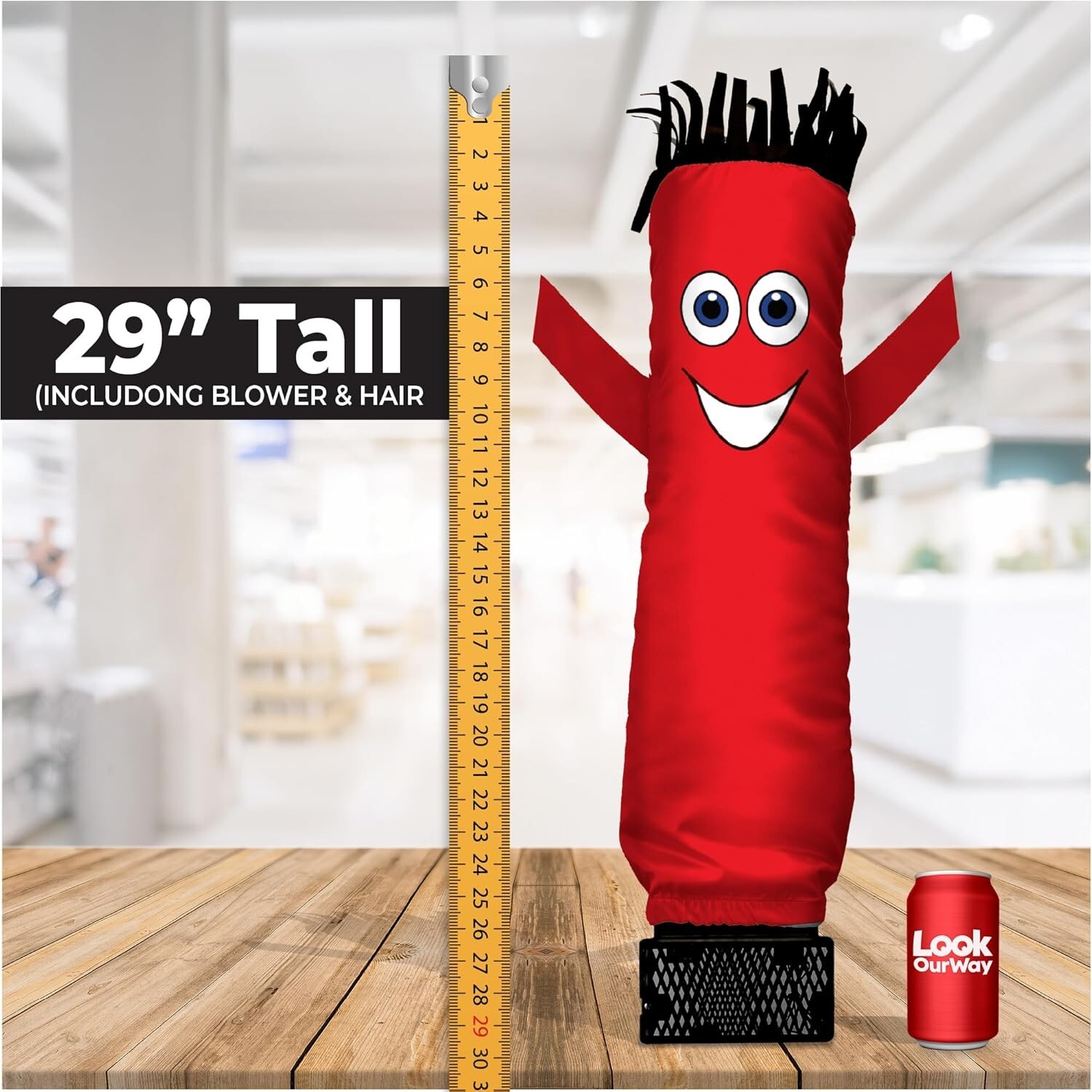 Compact 29 Inch Wacky Inflatable Tube Guy Set – Perfect for Parties & Promotions