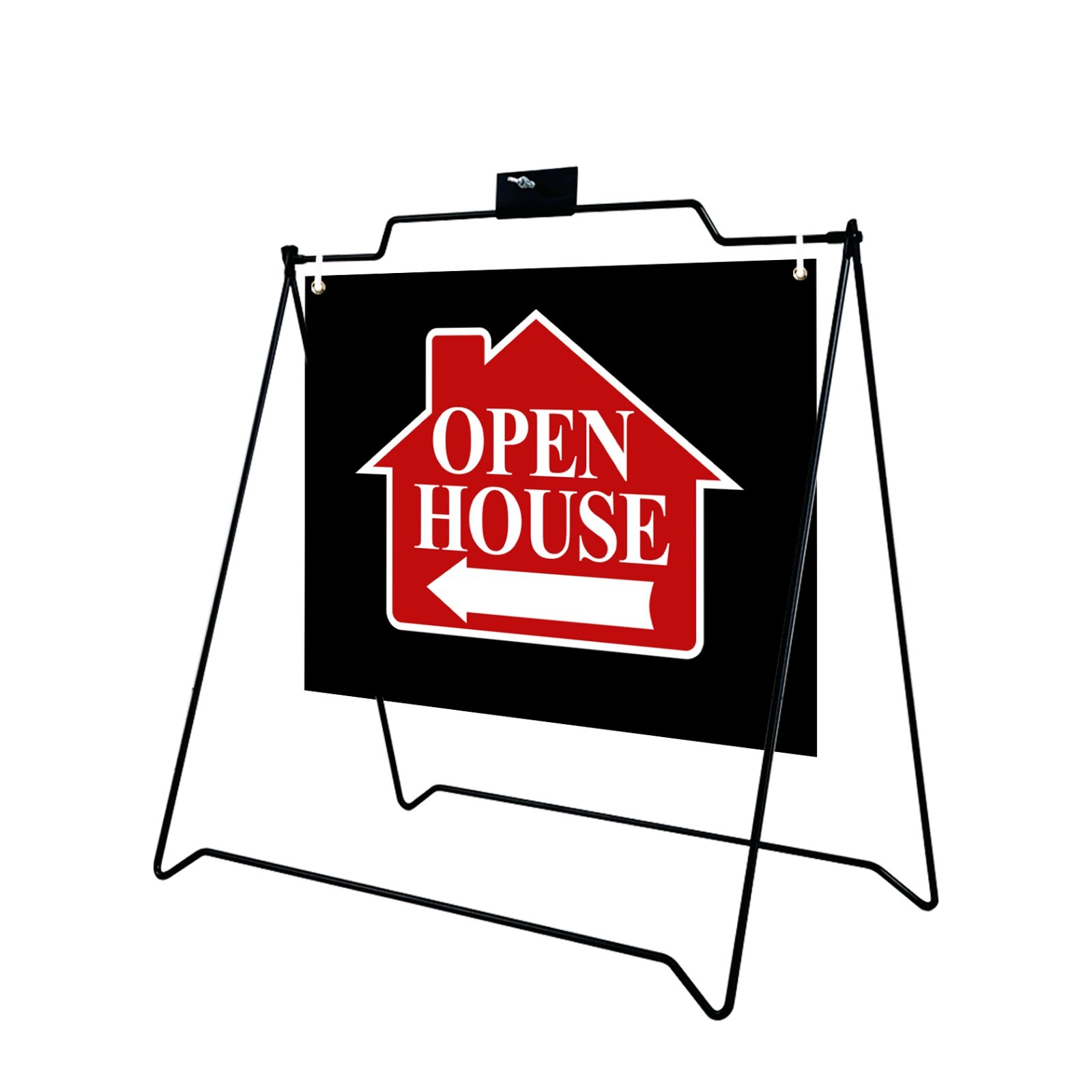 BLACK A-Frame Sign 6 UNIT 22″x18″ for Open House Sign Real Estate Realtors