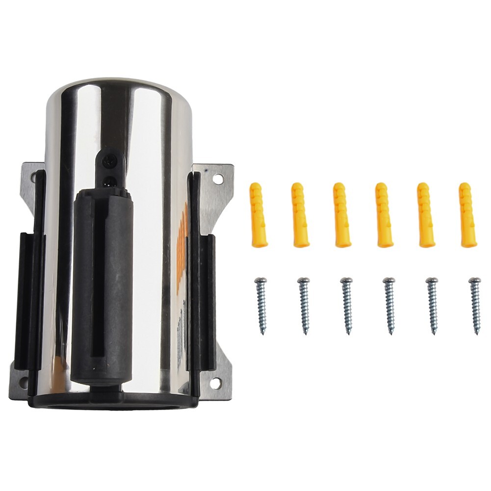 With Secure Locking Mechanism Wall Mount Crowd Control Retractable Strip