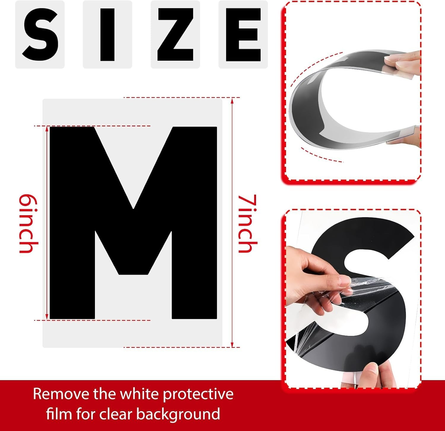 300 Pcs Changeable Marquee Letters & Numbers for Outdoor Sign Board 6” 7