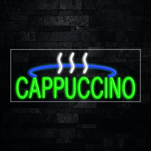 Cappuccino LED Neon Sign 30″L x 12″H #30029