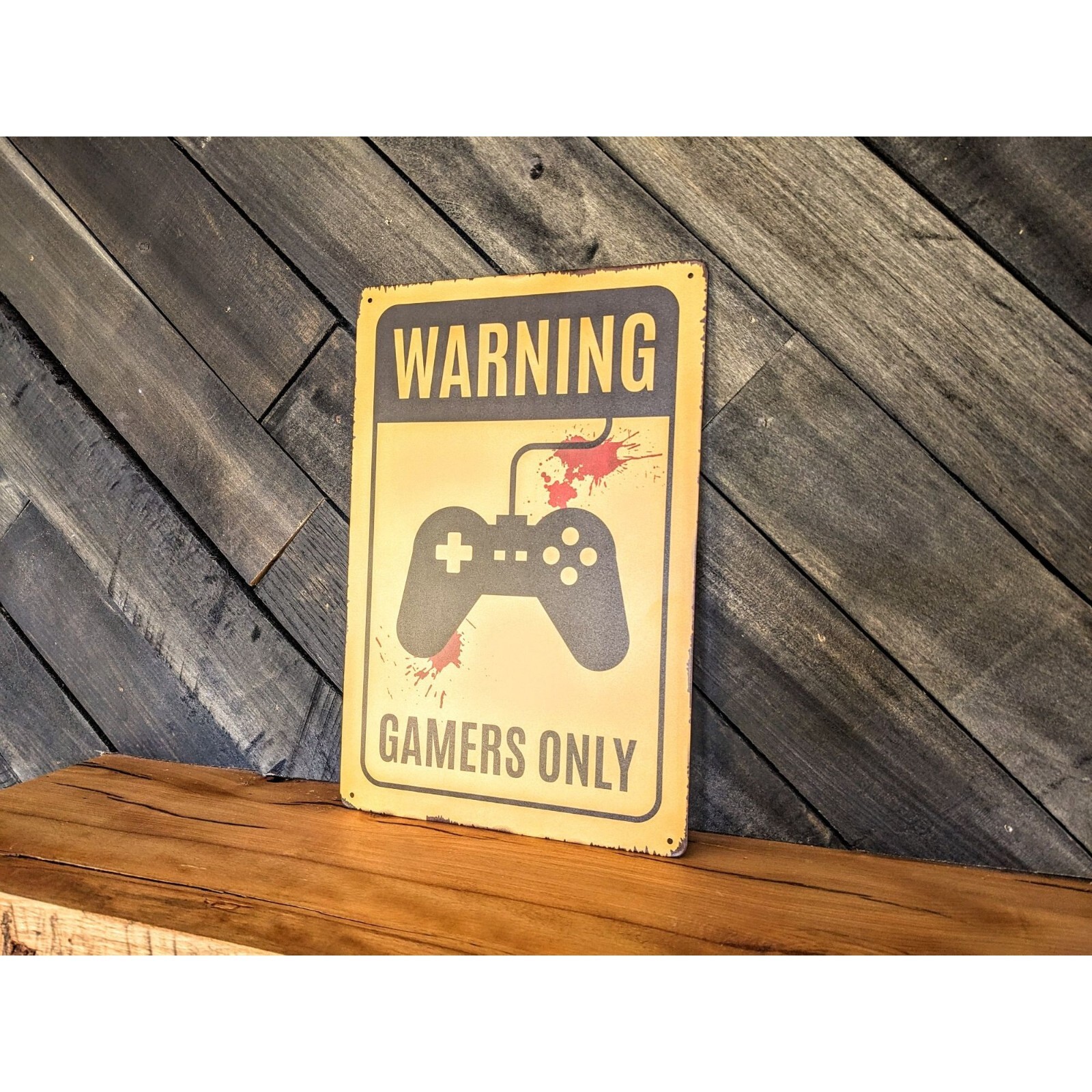 Warning Gamers Only Sign