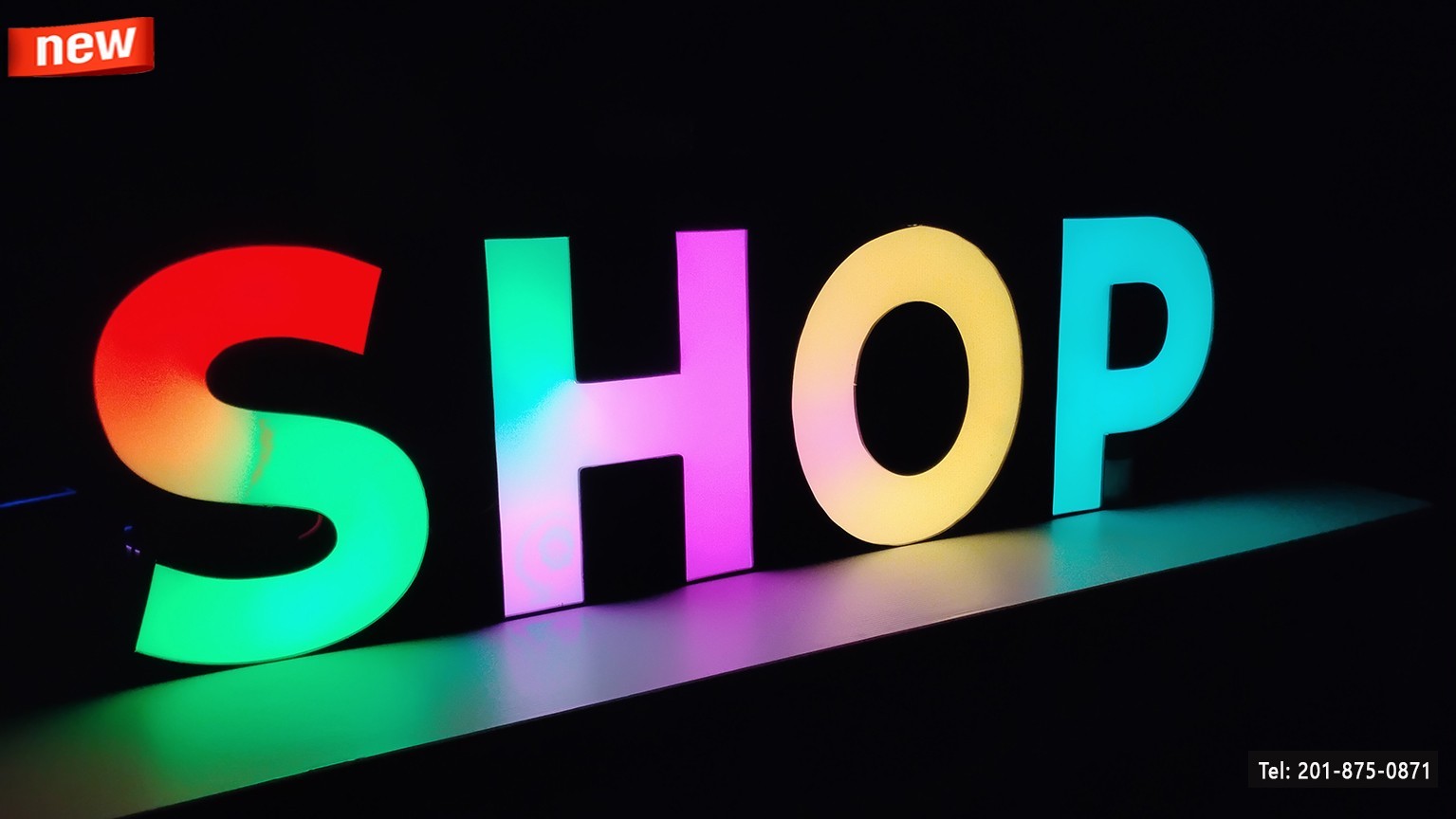 New Magic Color Changing RGB Channel Letter, 14 Inches ( Read Description )
