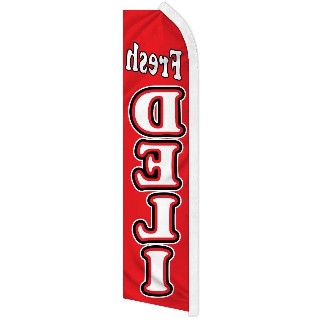 10 x “FRESH DELI” advertising super flag swooper banner business sign food mart