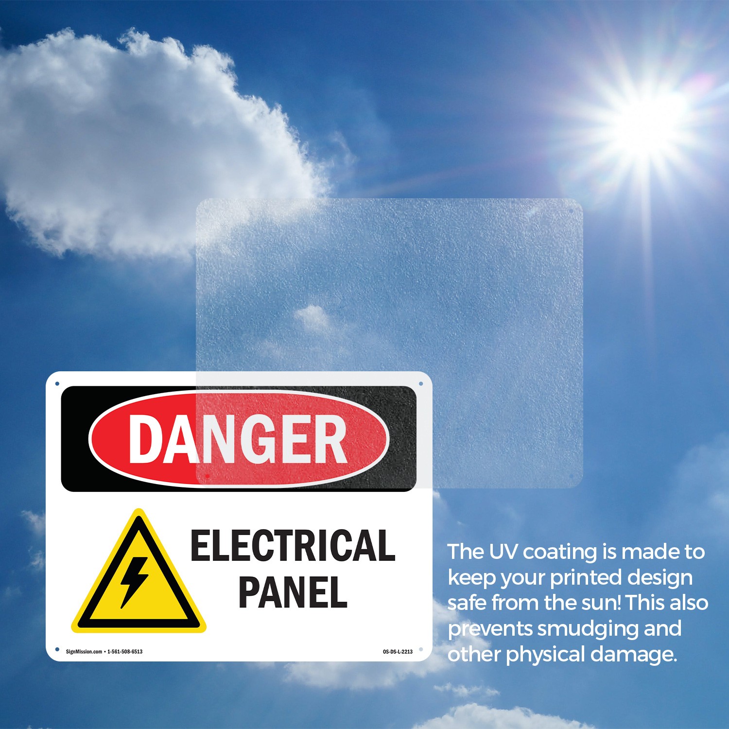 Electrical Panel OSHA Danger Sign Metal, Plastic, Or Decal – 5 or 10 Pack