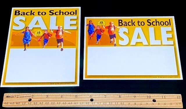 ((BEST NEW BACK TO SCHOOL SALE SIGNS!)) ⭐24/PK⭐ RETAIL STORE SUPPLIES PRICE TAGS