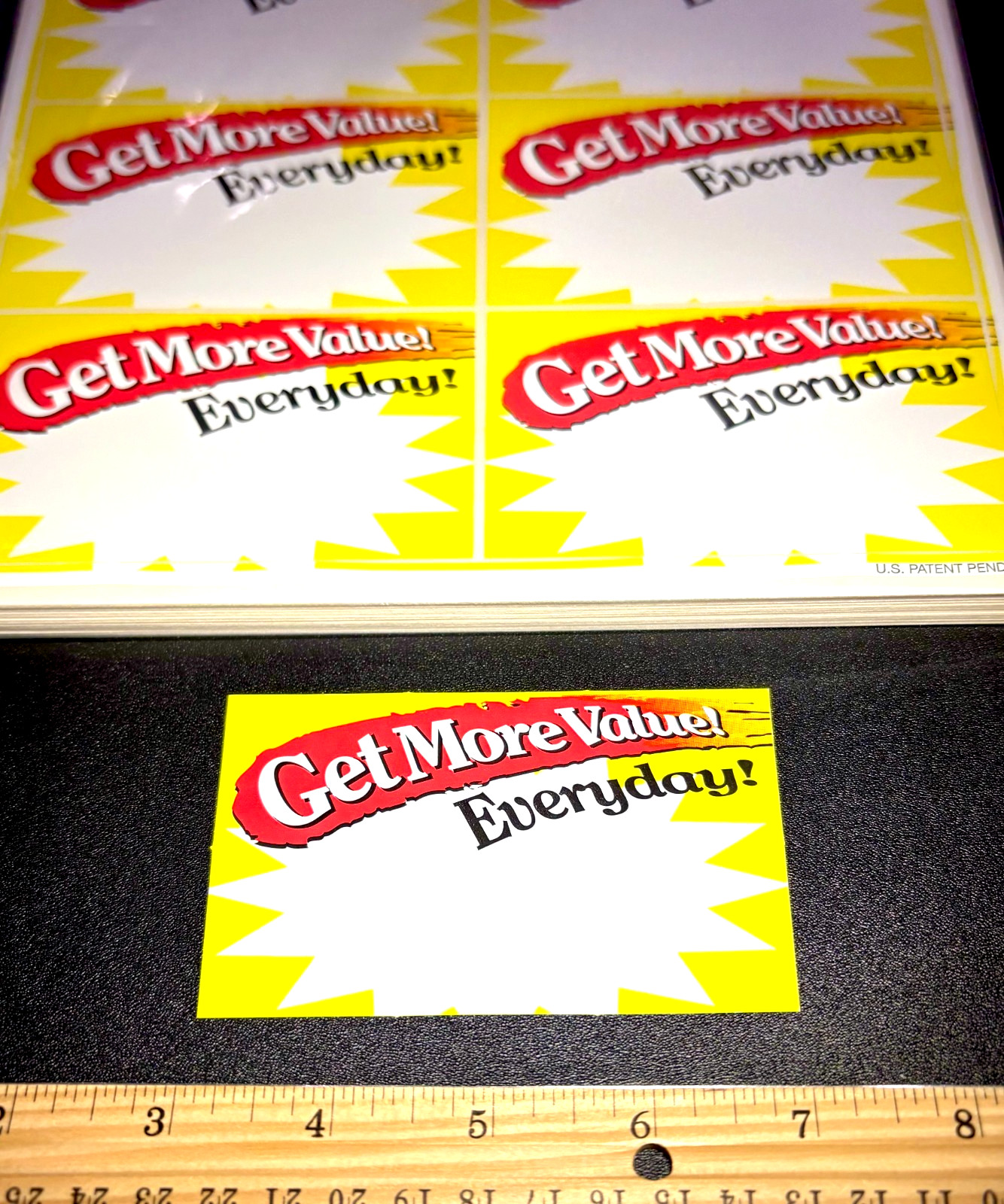 (1 DAY SALE!!) 200/PK ⭐MORE VALUE ⭐ VINYL STICKERS RETAIL STORE SALE PRICE SIGNS
