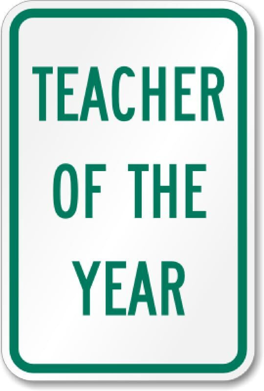 Aluminum Teacher Sign Weatherproof Metal Office Decor Durable 8×12 Inch