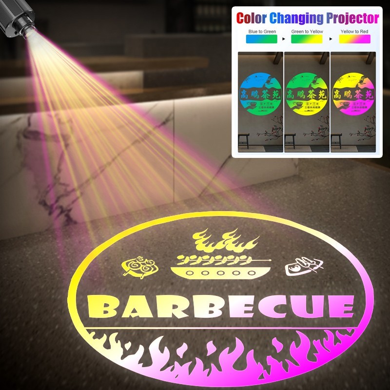 35W Waterproof Dynamic Auto Color Changing Projector Logo Gobo Advertising Light
