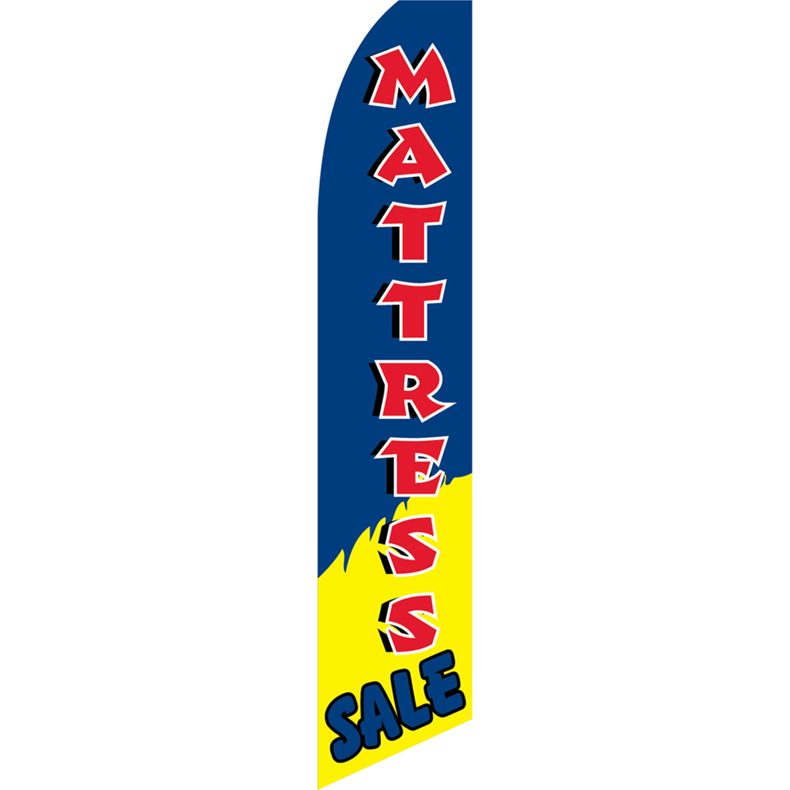 Mattress Sale 2 1/2 ft X 11 1/2 ft Polyester Swooper Flag