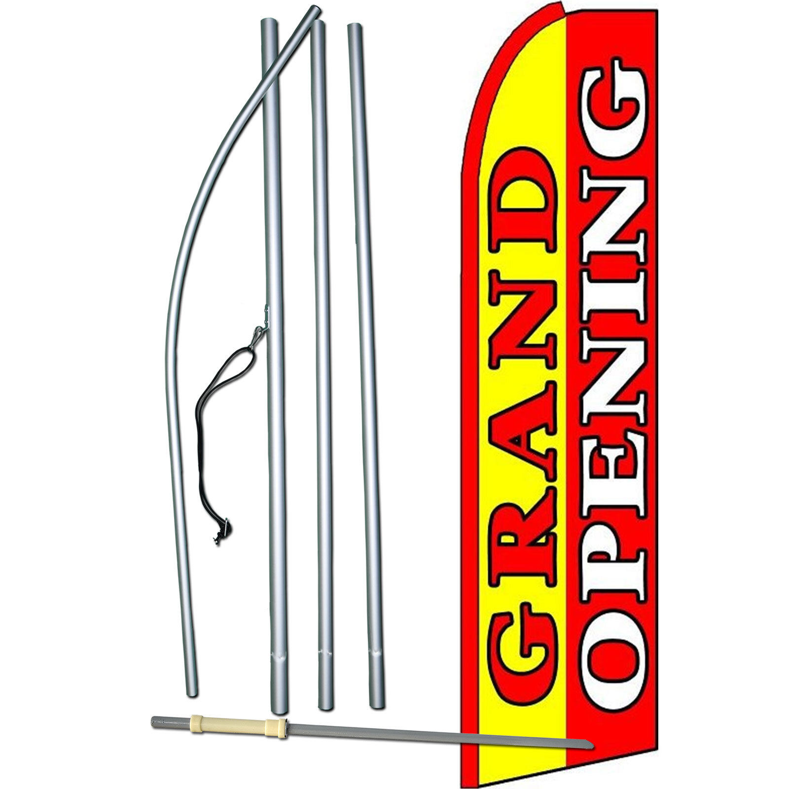 Grand Opening Swooper Flag Kit
