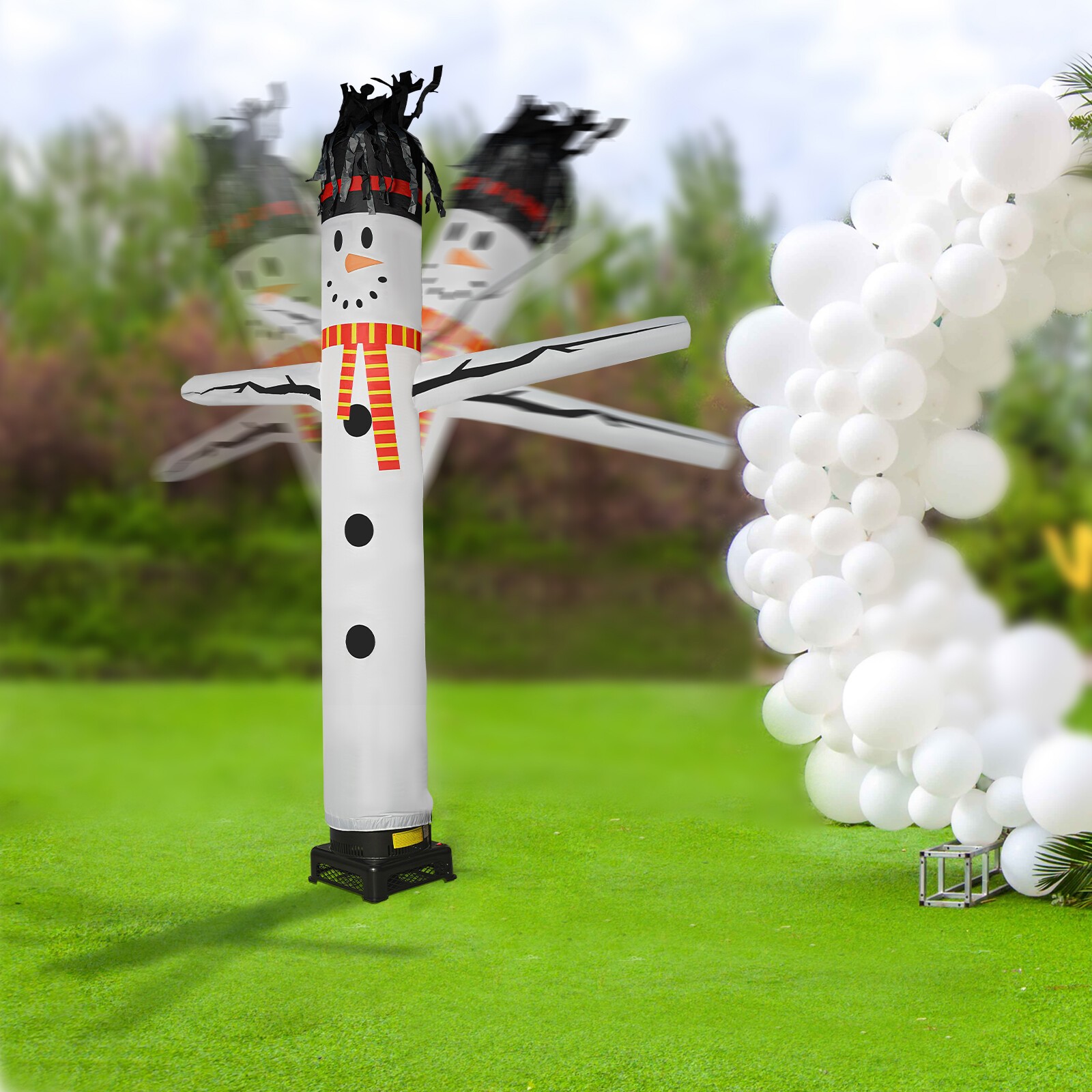 Air Inflatable Snowman Tube Advertising Wacky Waving Tube Air Inflatable Dancer
