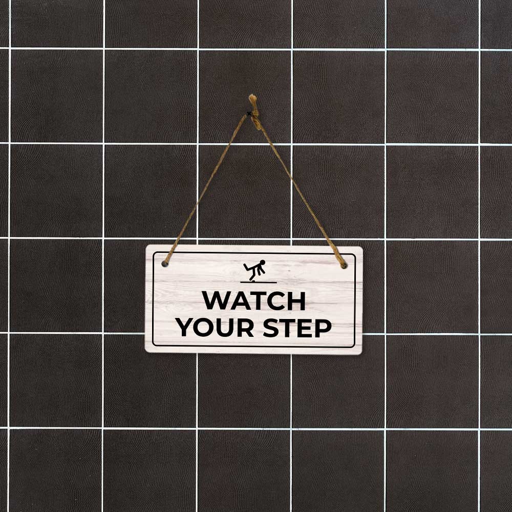 Directional & People Guidance | Rustic Light Wood 5 x 10″ Hanging Signs