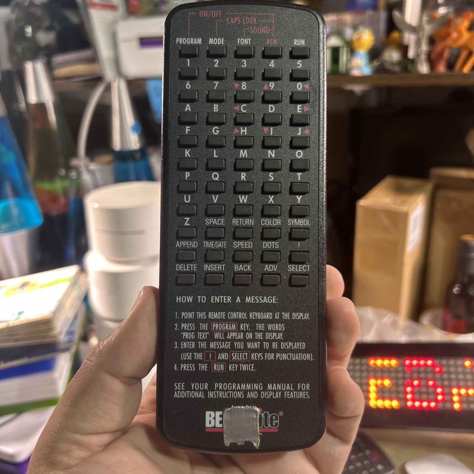Betabrite Remote Control for Adaptive Micro Systems LED Sign OEM GENUINE REMOTE