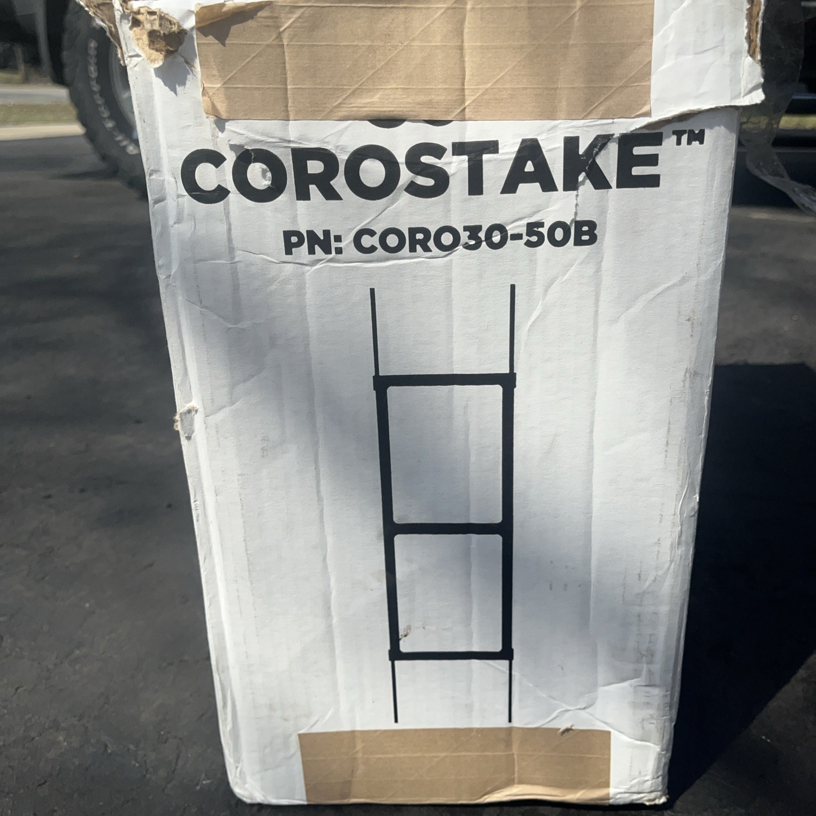 30″ Corostake – yard sign stake for 4mm coroplast – 33per carton