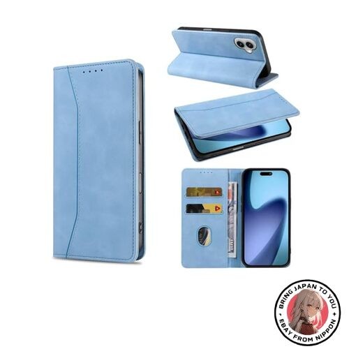 New KWATUNG iPhone 17 Case Stylish Folio Case with Textured Leather Built-in