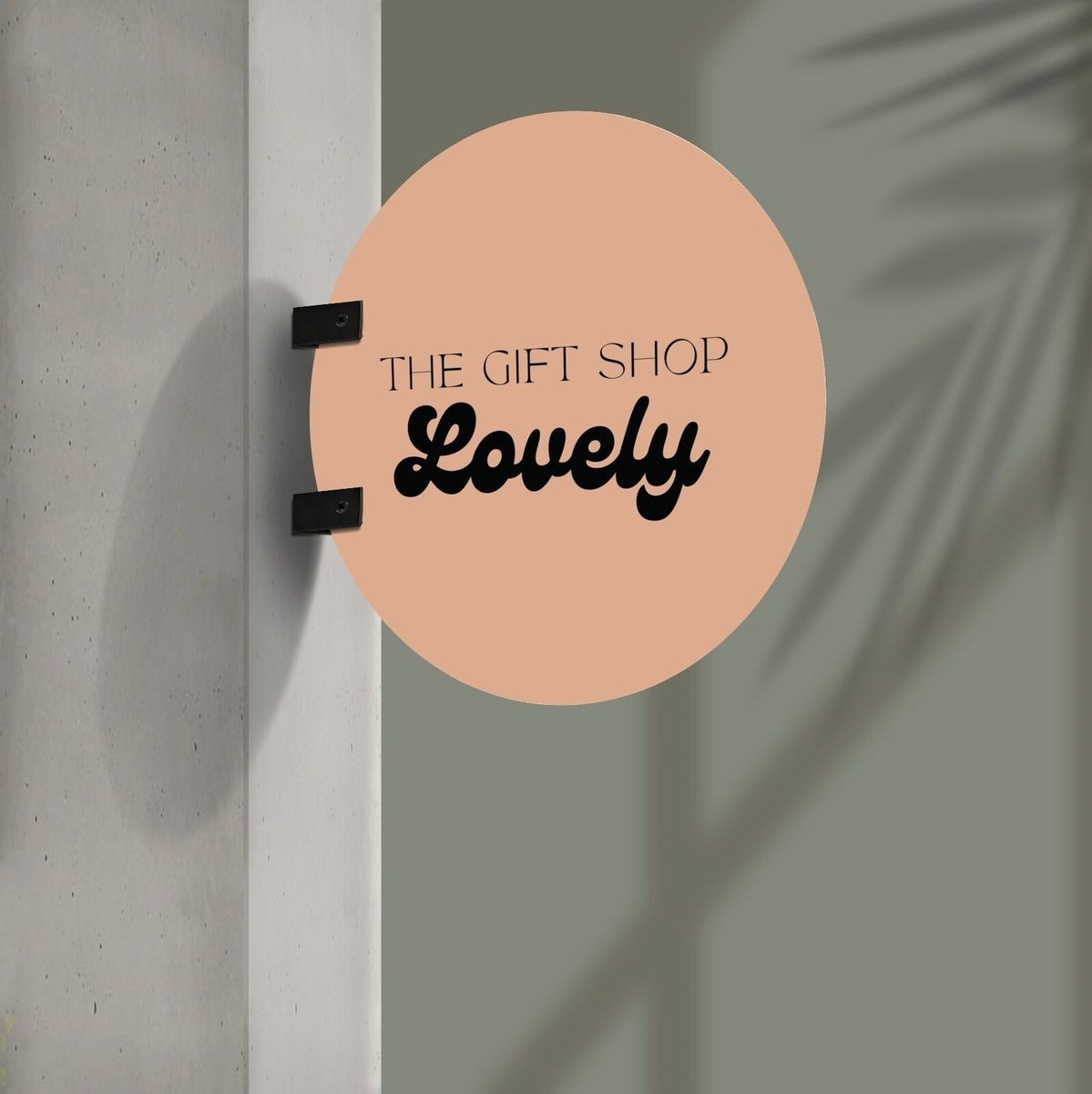 Custom Blade Sign for Indoor/Outdoor Use – Double-Sided Wall Sign || Non-LED ||