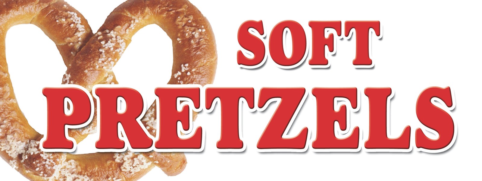 SOFT PRETZELS DECAL sticker pretzel stand cart fresh hot baked snack food