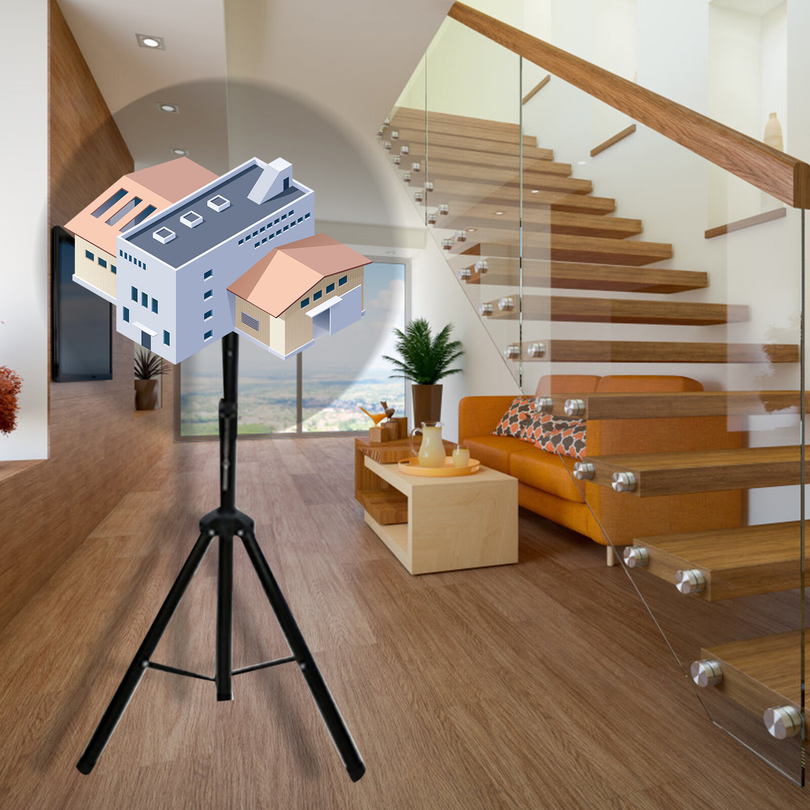 3D Hologram Advertising Display Fan 234LED IOS/Androi Wifi Holographic Projector