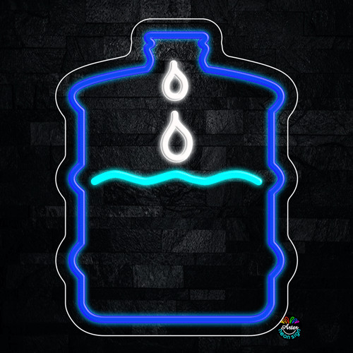Drinking Water LED Neon Sign 13″L x 17″H #32236