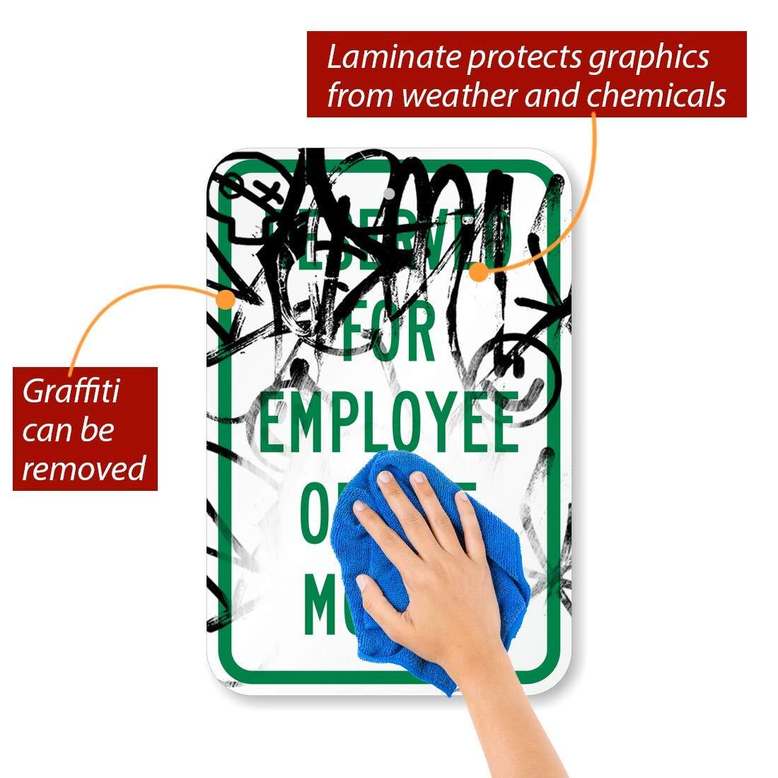 – K-7744-P-PE-12×18-D1 “Reserved for Employee of the Month” Parking Sign | 12…