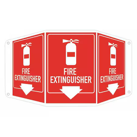 Lyle Lctb-0002-Ra_7X10 Safety Sign, 17-1/2″ W, 10″ H, 0.040″ Thick