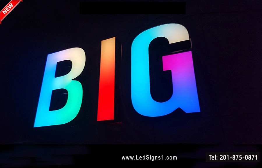New Magic Color Changing RGB Channel Letter, 14 Inches ( Read Description )