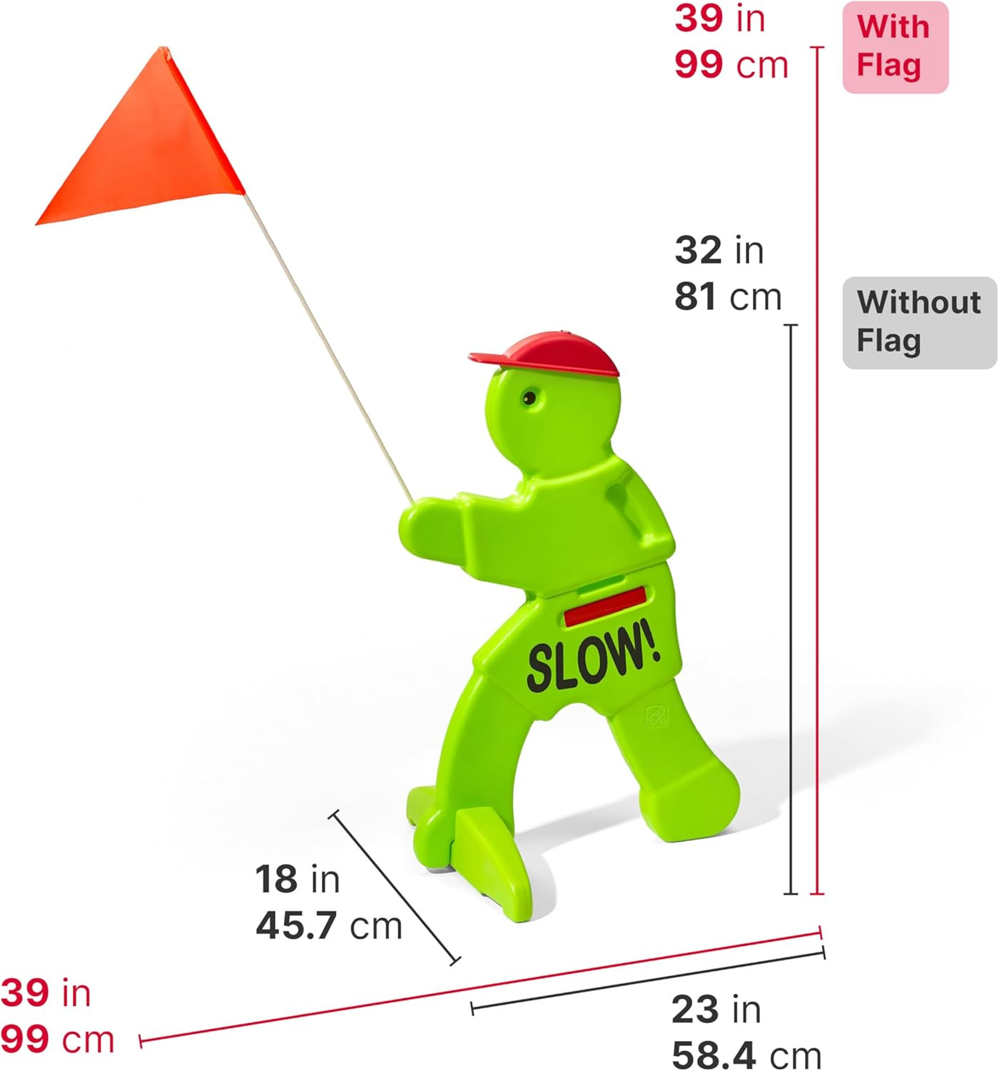 Step2 Kid Alert Street Safety Sign, Kids at Play Signage for Neighborhood Safety