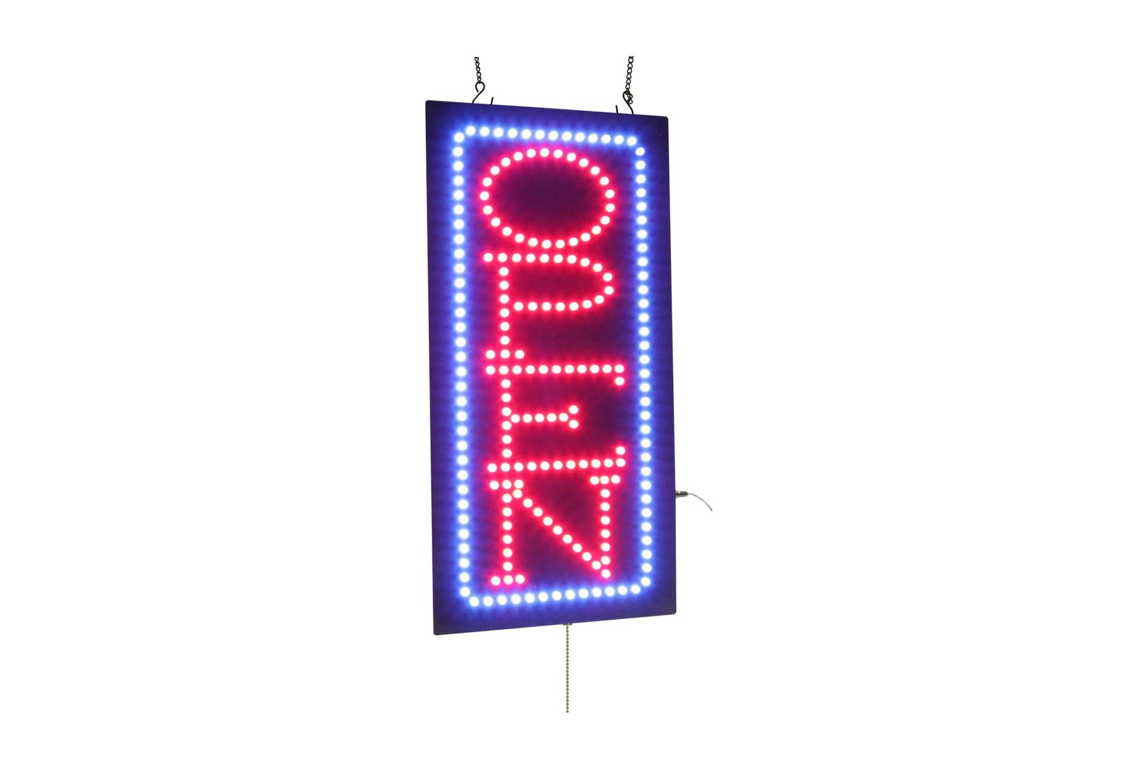 Open Sign Vertical 12X24 30X60Cm Topking Signage Led Bright Open Signboard