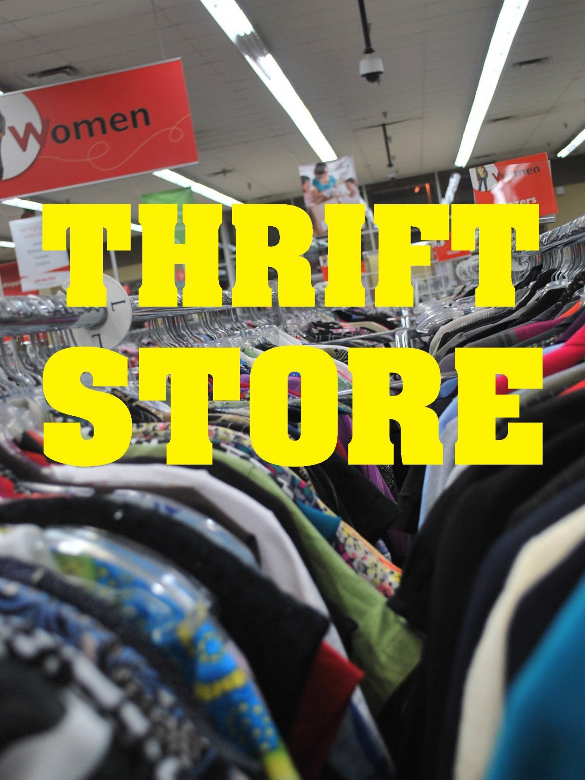 Thrift Store | Retail Window Display Sign | 18″W x 24″H