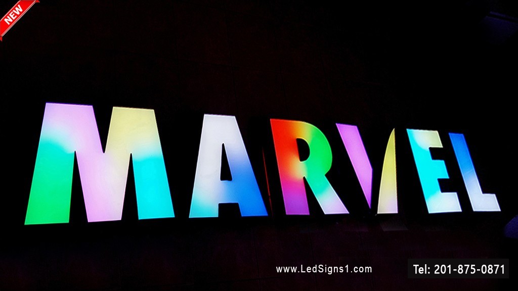 New Magic Color Changing RGB Channel Letter, 14 Inches ( Read Description )