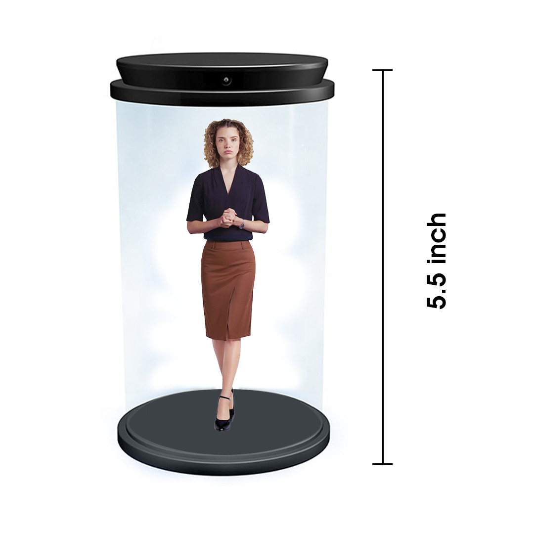 Clevertone 5.5 in 3D Human Hologram Cylinder