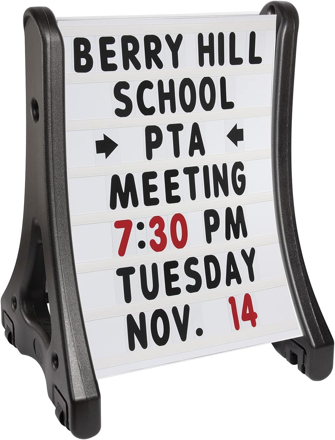 24″x36″ Changeable Message Board Sidewalk Sign Standard Portable A-Frame Sign