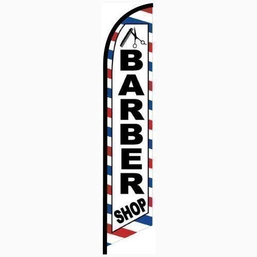 Barber Shop Advertising Replacement Feather Banner Swooper Flag