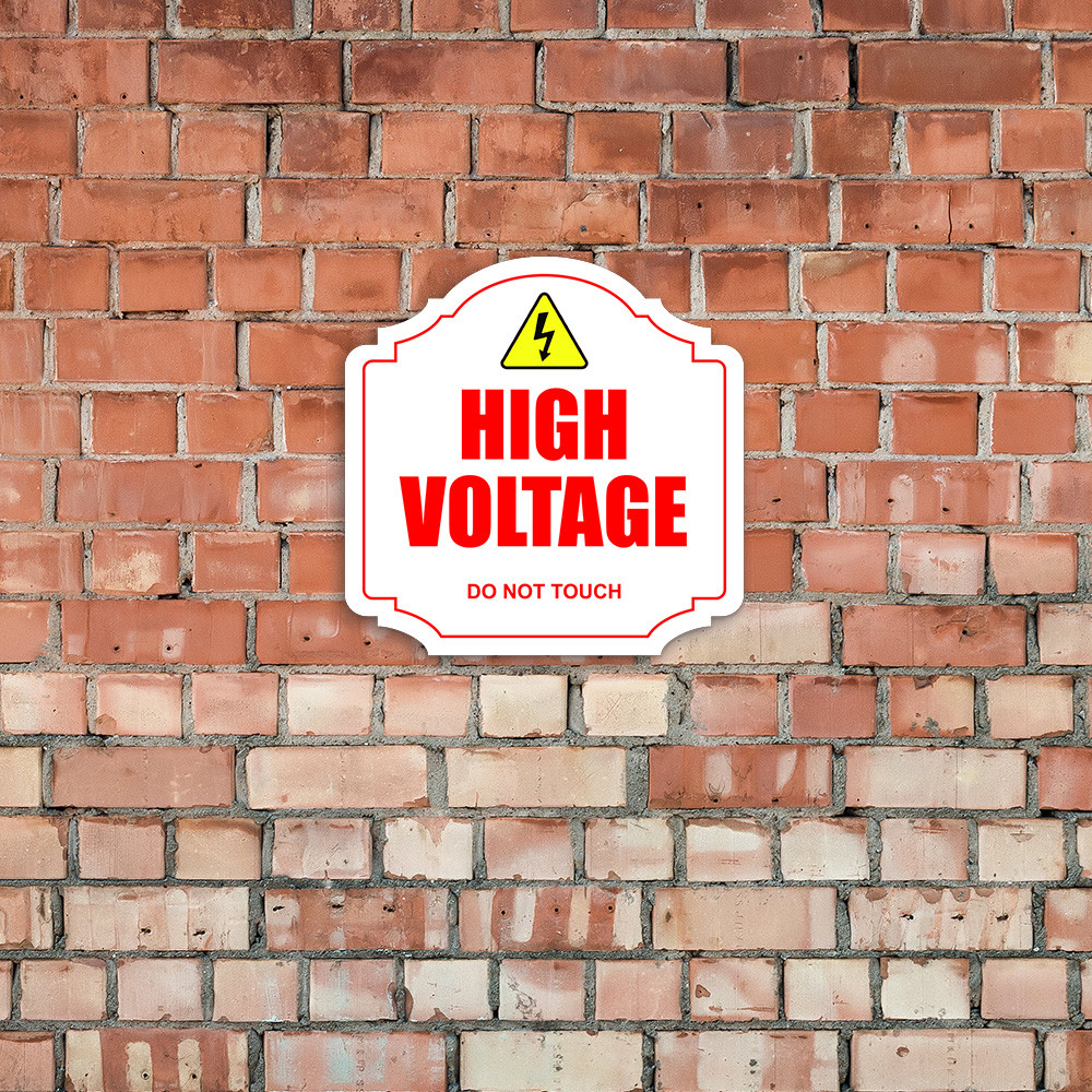 Heritage Plus High Voltage – Do Not Touch Wall or Door Sign | Business Signage