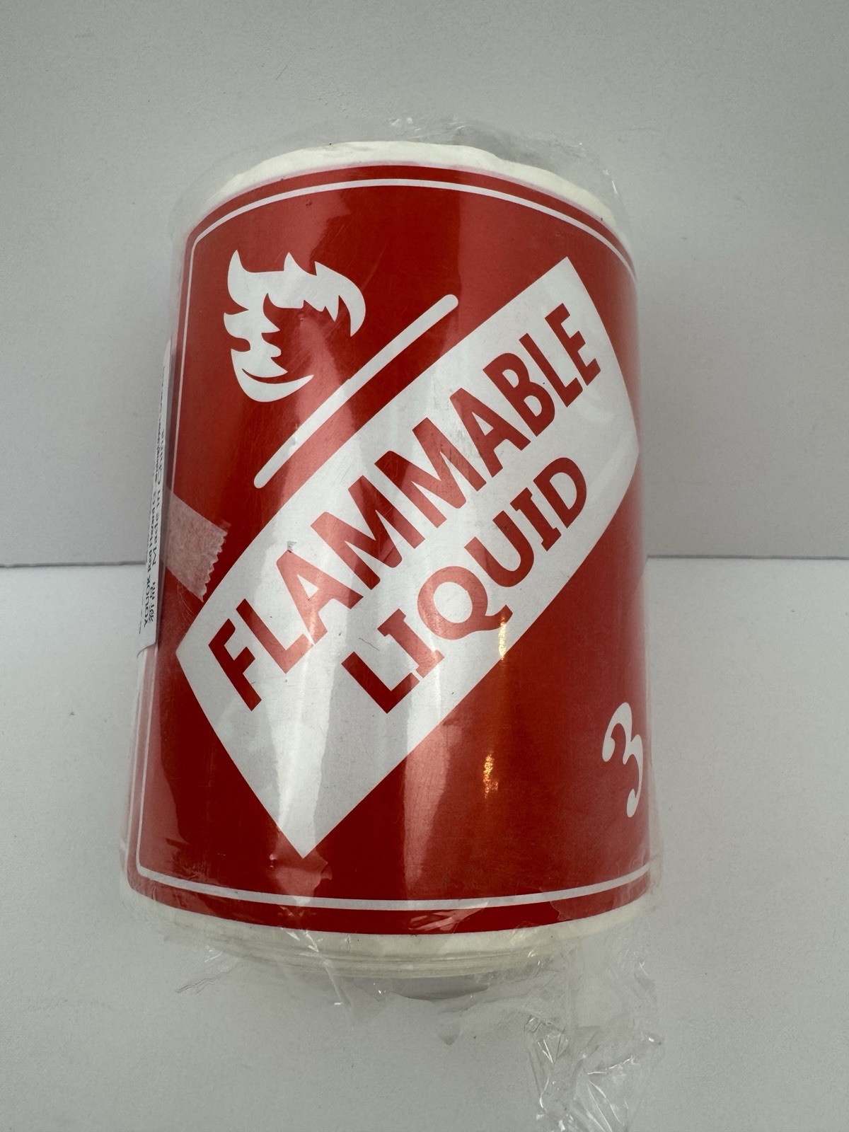 300 PCS Hazard Class 3 DOT Flammable Liquids Placard 4 × 4 Inches Waterproof