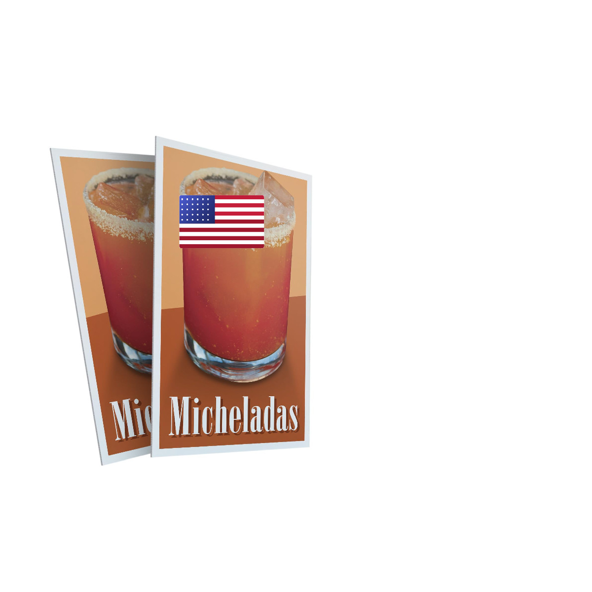 Signmission Micheladas 2-Pack 24 Inch X 36 Inch Plastic Insert 4Mm Corrugated