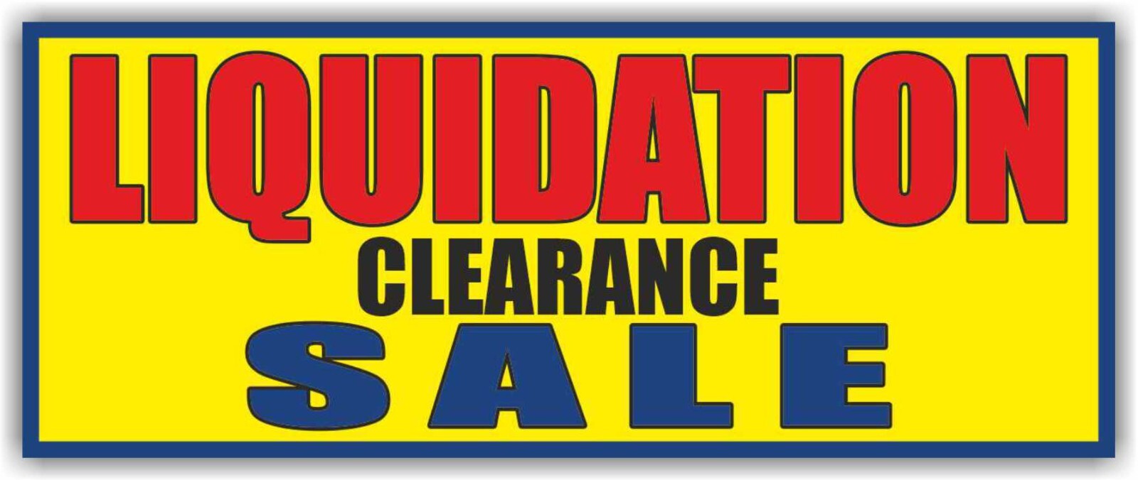 LIQUIDATION CLEARANCE SALE Advertising Banner Vinyl Mesh Sign clearance discount