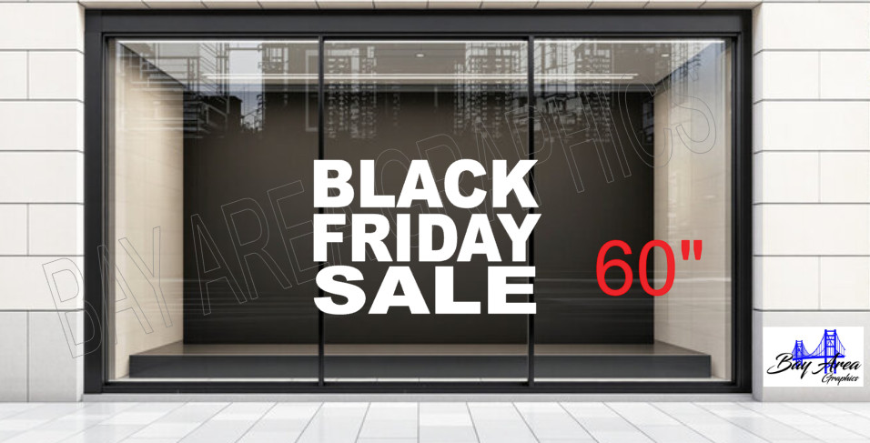 BLACK FRIDAY SALE Vinyl Window Decal Sign ORACAL 651 Waterproof Sticker*
