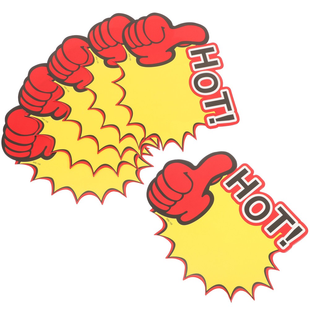 100 Pcs for Retail Store Clearance Signs Bulletin Board Decorations