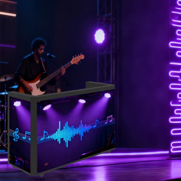 5FT LED Right Angle DJ Booth Mobile Standing Stage Video Wall Display Screen